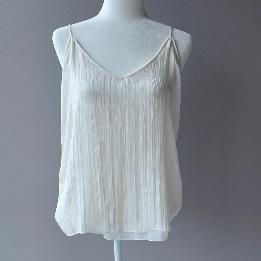Mango cream blouse tank